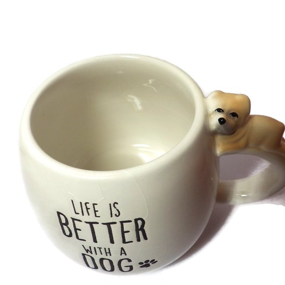 "Life is Better with a Dog" Mug by Eccola - Picture 3 of 5